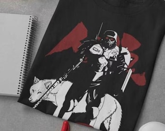 Unisex Jin-Roh: The Wolf Brigade Anime T-Shirt, Retro Manga Movie Shirt