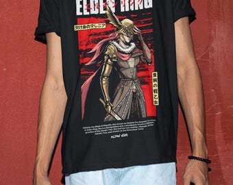 Unisex Malenia Blade of Miquella Soulsborne Goddess of Rot Gaming Quote T-Shirt, Japanese Videogame Shirt