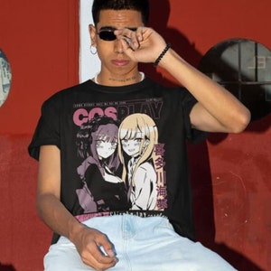 Unisex My Cosplay Darling Anime T-Shirt, Sailor Manga Waifu Graphic Tee Shirt