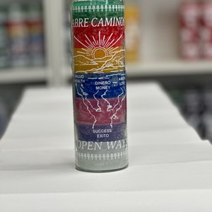 Vela Esotérica: Caminhos Abertos 7 Cores