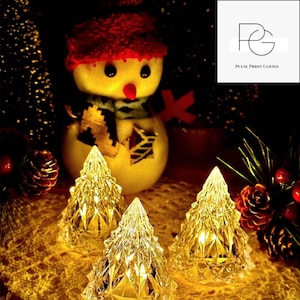 Diamond Christmas Tree Iceberg Night Light - Creative Crystal Mountain Lamp for Home & Holiday Decoration