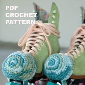 Rollschuh Zehenschutz Häkelmuster Solid Color/Ombre & Stripes