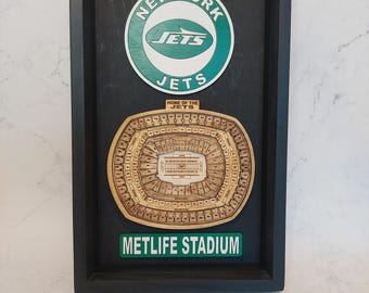 NY Jets 3D stadium wall hanging