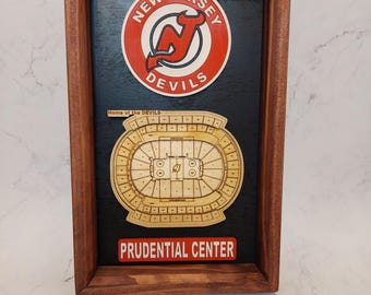 New Jersey Devils 3D arena wall hanging