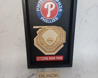 Phillies logo and 3D stadium wall hanging