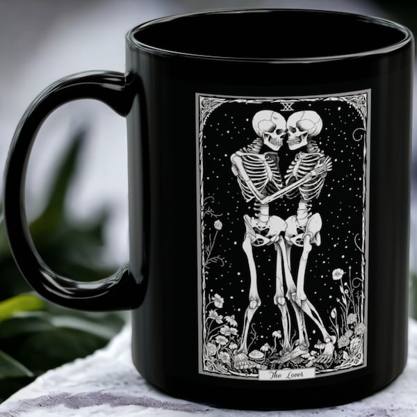 Tarot Card, The Lover Mug, Divine Feminine, Coffee Cup, Coffee Ritual, Wiccan, Occult , Witchy