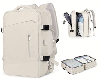 Travel Backpack, Shoulder Bag, Expandable, Business Trip, Short-distance Tourism, Large Capacity Computer Backpack