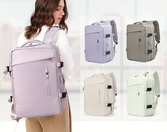 Travel Backpack, Shoulder Bag, Expandable, Business Trip, Short-distance Tourism, Large Capacity Computer Backpack