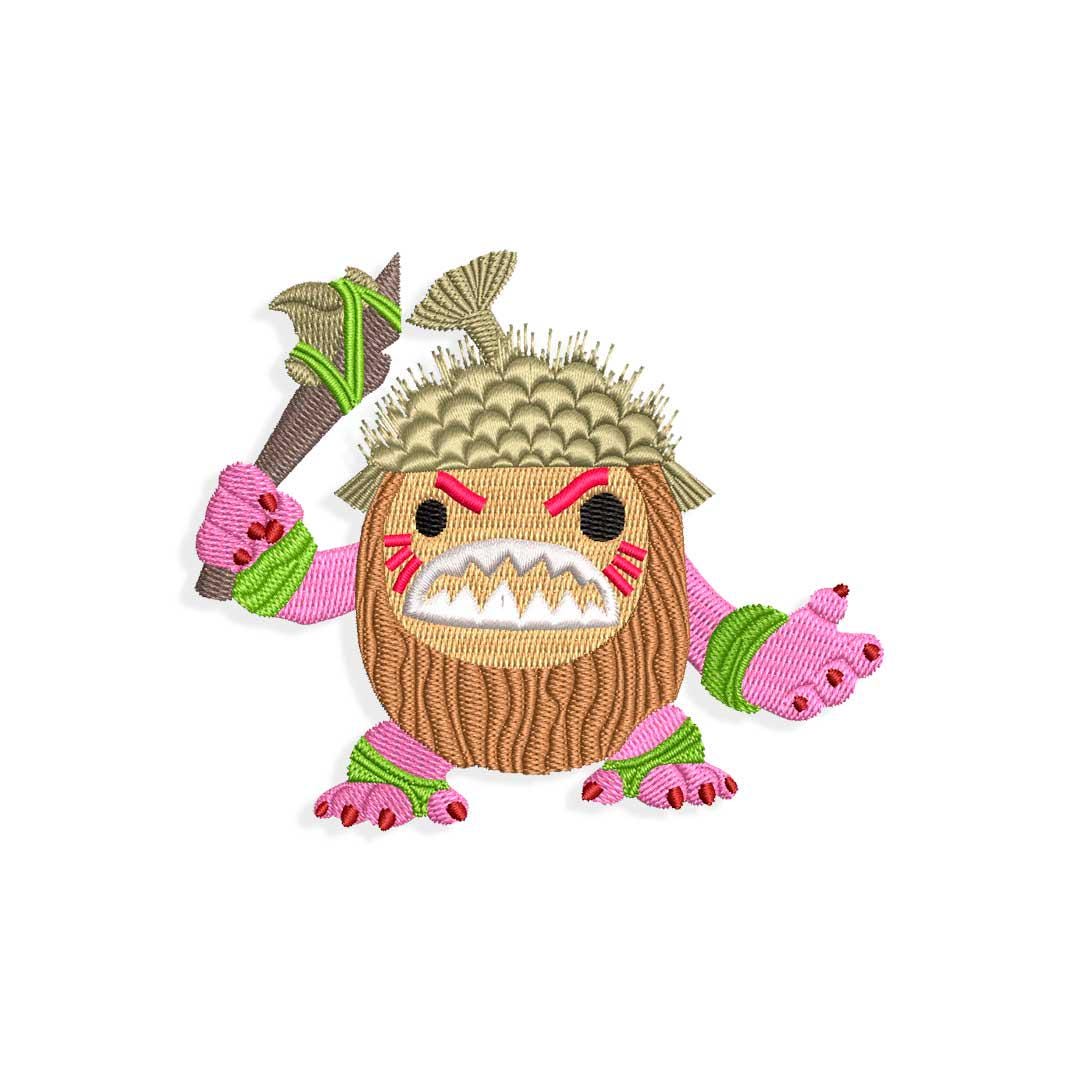 Coconut Pirates Moana Embroidery Designs, Kakamora Embroidery Design. Multiple Sizes and Formats ...