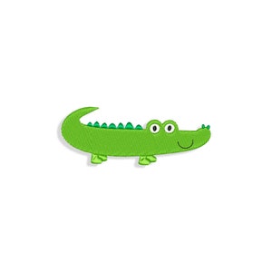 Baby Crocodile Embroidery design files. Sizes 1&quot;, 2&quot;, 3&quot;, 4&quot;, 5&quot;, 6&quot;, 7&quot;, 8&quot; and Multiple Formats included. INSTANT DOWNLOAD