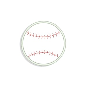 Baseball Ball Stickdatei, Baseball Stickdatei. Mehrere Größen und Formate sind enthalten. SOFORTIGER DOWNLOAD