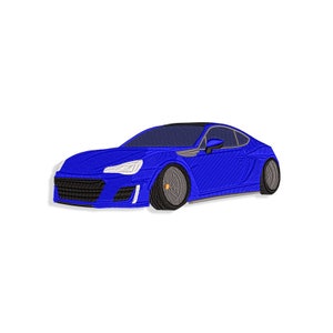Auto Stickdatei, Stickdatei für Autos. Mehrere Größen und Formate sind enthalten. SOFORTIGER DOWNLOAD