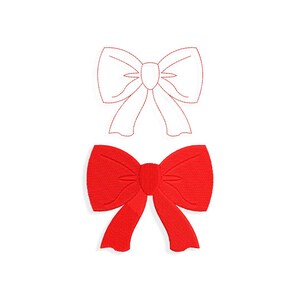 Bundle of bows Embroidery designs, bow embroidery design. Multiple Sizes and Formats included. INSTANT DOWNLOAD