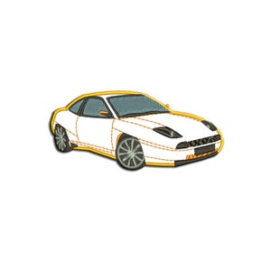 Auto Stickdatei, Stickdatei für Autos. Mehrere Größen und Formate sind enthalten. SOFORTIGER DOWNLOAD