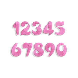 Numbers Embroidery designs, Birthday numbers embroidery design. Multiple Sizes and Formats included. INSTANT DOWNLOAD