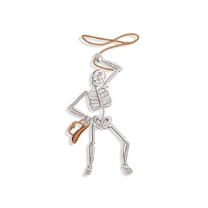 Cowboy skeleton Embroidery designs, Halloween embroidery design. Multiple Sizes and Formats included. INSTANT DOWNLOAD