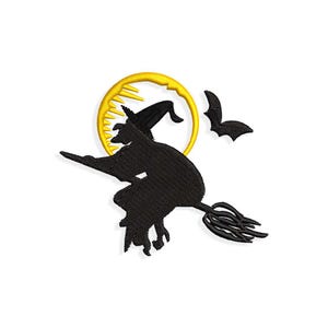Witch Embroidery designs, Halloween embroidery design. Multiple Sizes and Formats included. INSTANT DOWNLOAD