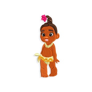 Baby Moana Embroidery designs, moana baby embroidery design. Multiple Sizes and Formats included. INSTANT DOWNLOAD