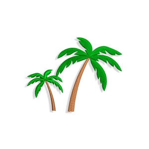 Palm tree Embroidery designs, Palm embroidery design. Multiple Sizes and Formats included. INSTANT DOWNLOAD