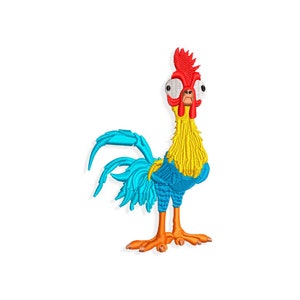 Heihei Embroidery designs, Hei Hei embroidery design. Multiple Sizes and Formats included. INSTANT DOWNLOAD