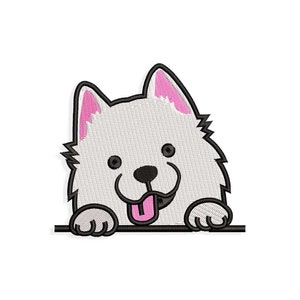 Pomeranian Embroidery designs, Pomeranian spitz embroidery design. Multiple Sizes and Formats included. INSTANT DOWNLOAD