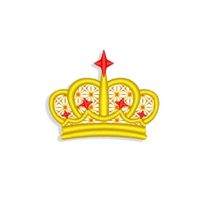 Crown Embroidery designs, kings crown embroidery design. Multiple Sizes and Formats included. INSTANT DOWNLOAD