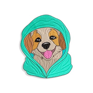 Dog Embroidery designs, Puppy embroidery design files. Multiple Sizes and Formats included. INSTANT DOWNLOAD