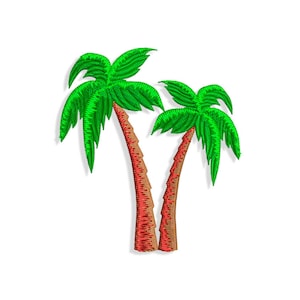 Palm tree Embroidery designs, Palm embroidery design. Multiple Sizes and Formats included. INSTANT DOWNLOAD