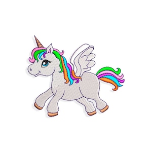 Baby Unicorn Embroidery design files. Sizes 1&quot;, 2&quot;, 3&quot;, 4&quot;, 5&quot;, 6&quot;, 7&quot;, 8&quot; and Multiple Formats included. INSTANT DOWNLOAD