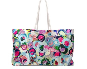 Perfect Mother's Day Gift, Flower Power Weekend Essentials Bag, Weekend Essentials Collection