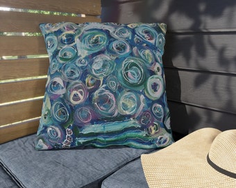 Space Bouquet Outdoor Pillows, Home Décor