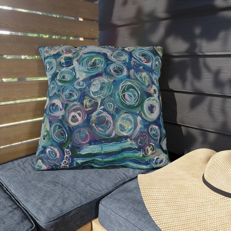 Space Bouquet Outdoor Pillows, Home Décor zdjęcie 1