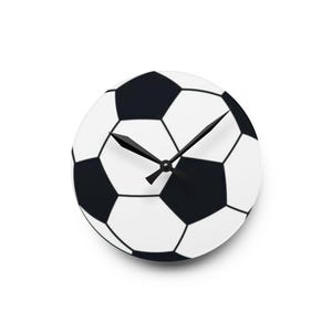Goal Time Soccer Wall Clock  Sports Lover Home Décor