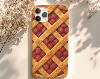 Sweet Berry Lattice Pie Snap Phone Case, iPhone, Samsung