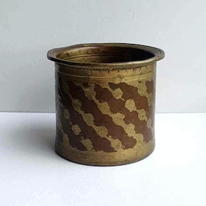 Antique Indian Ganga Jamuna Panchpatra (Holy Water Vessel) - 19thC Antique Indian Ganga Jamuna Panchpatra (Holy Water Vessel) - 19thC