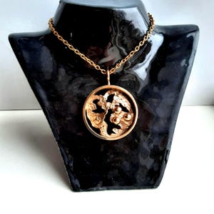 Pendentif Vintage Sarpaneva - Bronze Scandinave - Oiseau - Finlande/Norvège