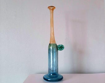 33cm Wind Pipe Vase 48175 - Bertil Vallien for Kosta Boda - Sweden, 1978