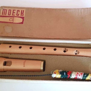 Moeck Recorder in Maple - Tuju Soprano 223 Barock - 1980s