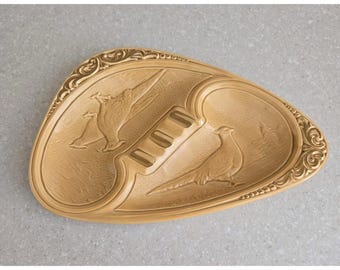 VTG 1940s MCM Gift Ideas Creation Ceramic Pheasant Tabletop Ashtray-Japan-Rare