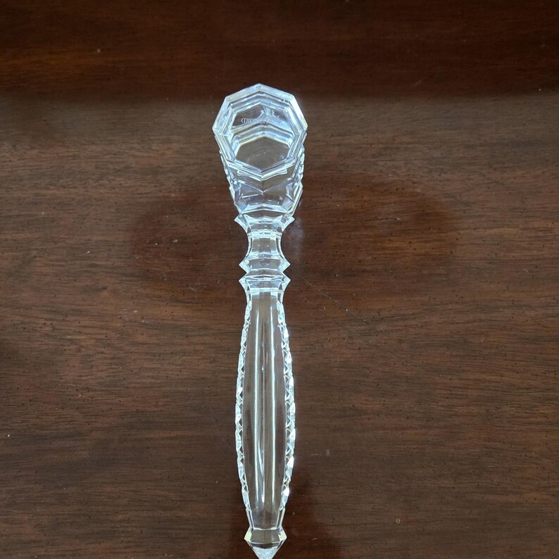 Waterford Crystal Large 8" Gavel Paperweight-Auctioneer-Lawyer-Judge-President image 3