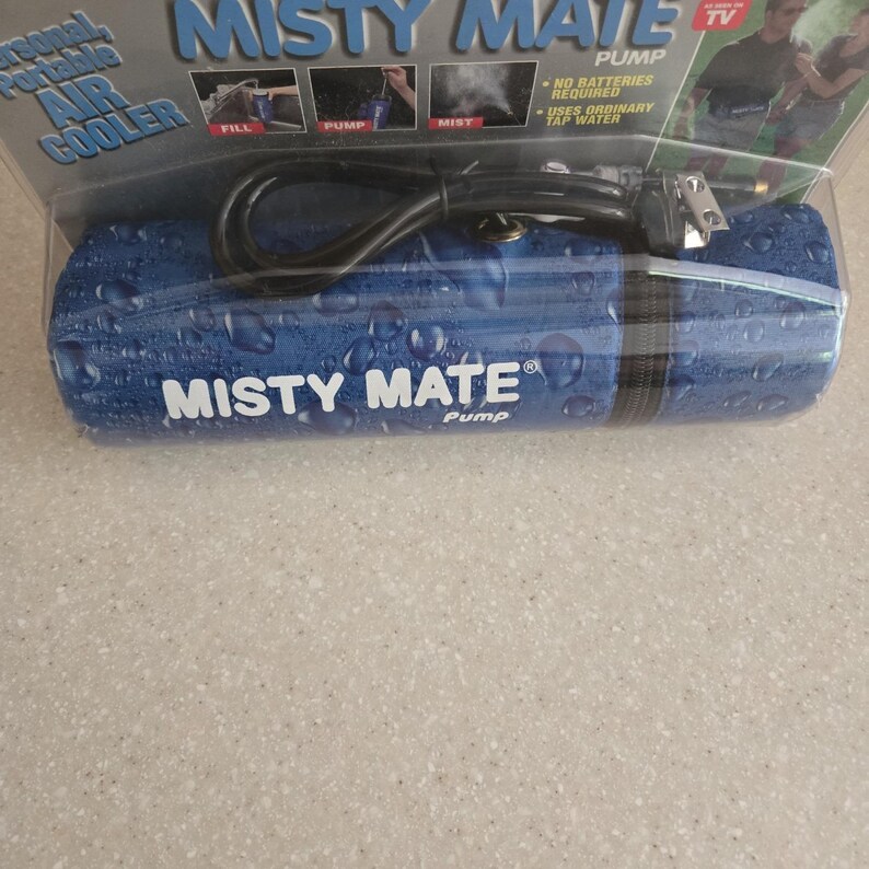 1999 As Seen On TV Misty Mate Pump Cool Blast Personal Portable Air Cooler-NIP zdjęcie 4