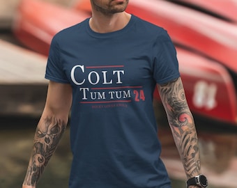 3 Ninjas Election T Shirt - Funny Mens Colt Tum Tum For President 2024 Campaign Election Style Tee - Rocky Loves Emily