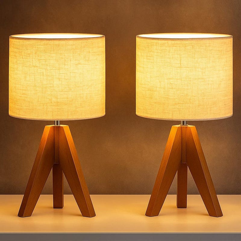 Bedside Table Lamps Pair: Perfect Symmetry for Your Bedroom Decor
