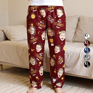Custom Photo Pajama Pants: Personalized Pet Portrait, Comfy Loungewear