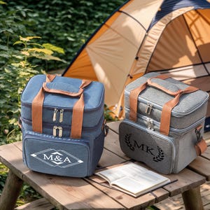 パーソナライズされたクーラーバックパック：オックスフォード生地、ウェディングパーティーギフト