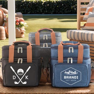 パーソナライズされたゴルフクーラーバックパック、花婿の付添人へのギフトバッグ