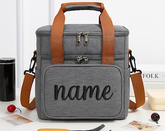 Custom Embroidered Cooler Bag, Oxford Fabric, Wedding Party Gift