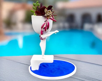 High Diver Succulent Planter: Quirky Home Decor Gift