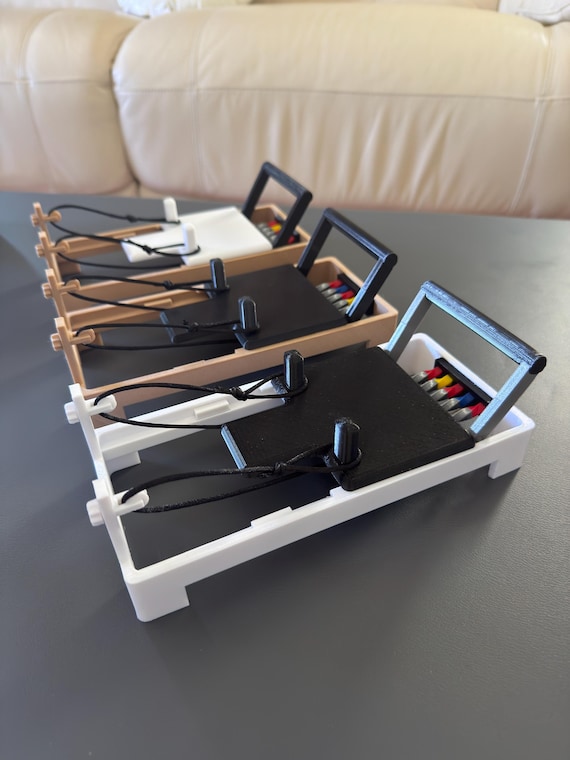 Mini Pilates Reformer Moveable Bed and Adjustable Foot Bar, Pilates gift for Pilates Studio, Pilates Instructor, Fitness gift, Pilates Art.