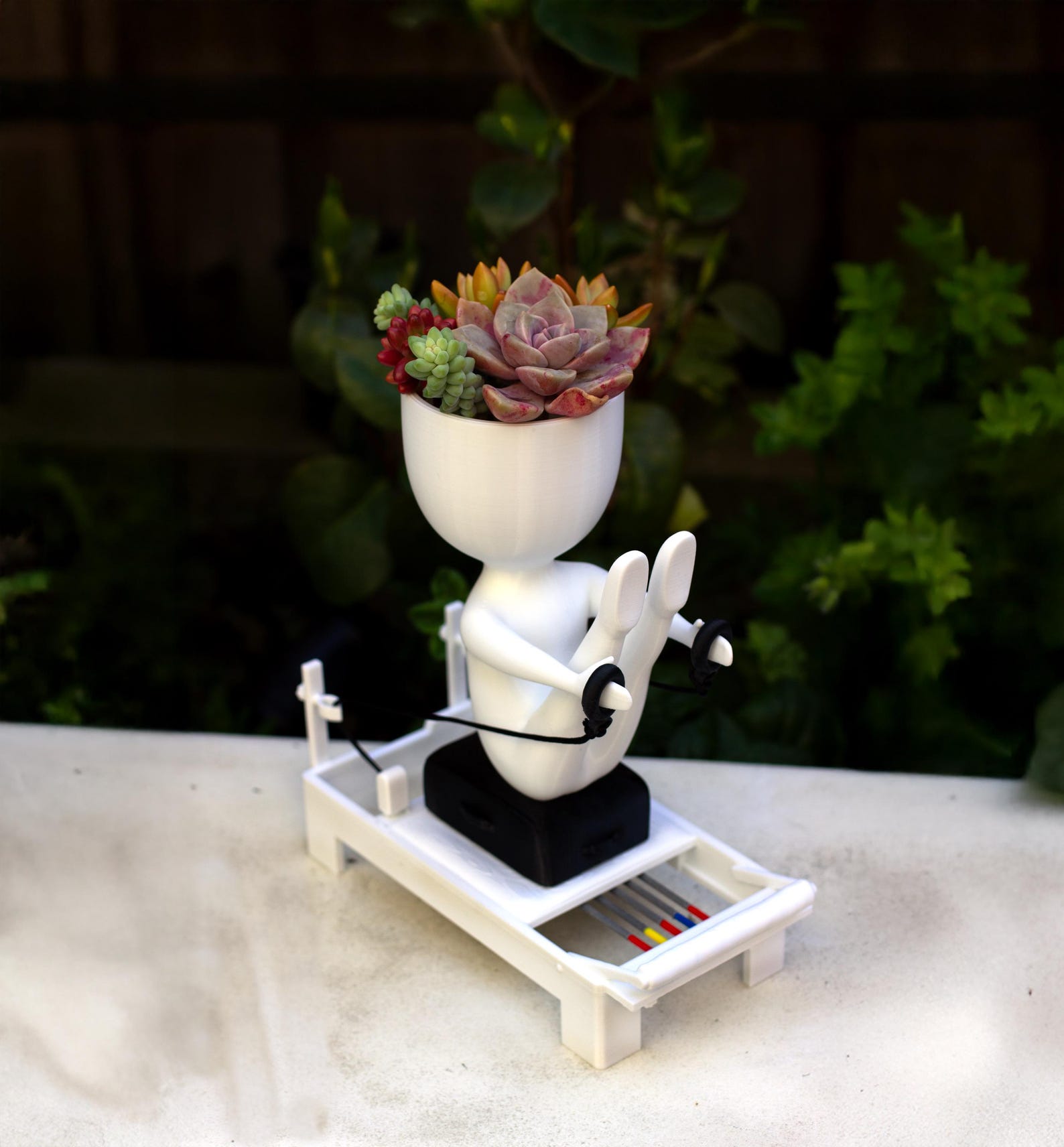 Yoga Teaser Pose Planter